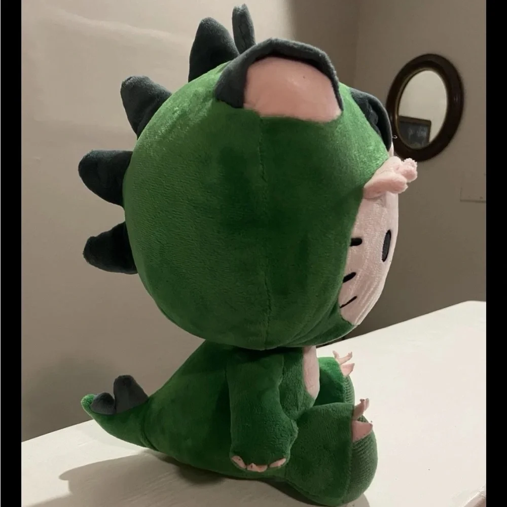 Hello Kitty Green Dinosaur Plush 12” Sanrio Fiesta Stuffed Animal NWOT - Picture 3 of 5